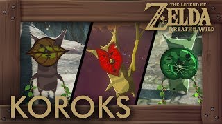 Zelda Breath of the Wild  All Korok Seeds Hyrule Castle Locations 875  900 [upl. by Novonod]