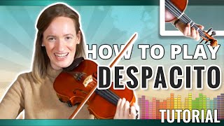 How to play Despacito  Beginner Violin Song  Violin Tutorial [upl. by Dorris816]