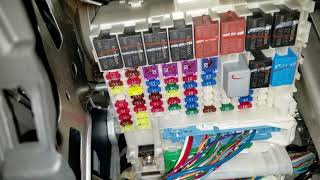 Honda Fit AC Fuses and Relays Cooling Fan Relays [upl. by Lukin128]