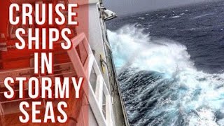 Cruise Ships in Storms Rough Seas Compilation [upl. by Inattyrb133]