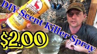 200 DIY Scent Killer Spray Safe for Clothes and Skin [upl. by Asirac]