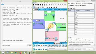 11101 Packet Tracer  Design and Implement a VLSM Addressing Scheme [upl. by Maletta]