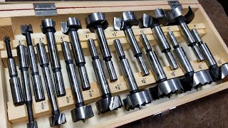 Harbor Freight Forstner Bit Set Review [upl. by Lleumas384]