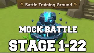 MOCK BATTLE STAGE 122  Summoners War [upl. by Llehsram]