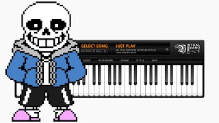 Undertale  Finale  Virtual Piano Sheets [upl. by Auria]