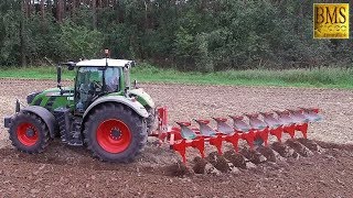 Schälpflug Einböck OVLAC Mini 9Schar Volldrehpflug mit Fendt 720 Vario  Stoppelbearbeitung [upl. by Eilyr959]