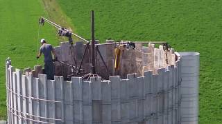 Building a silo  birds eye view [upl. by Hume]