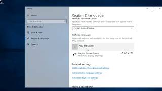 How To Change Keyboard Language In Windows 10 [upl. by Zach18]