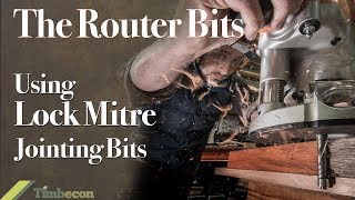 The Router Bits Using Lock Mitre Jointing Bits [upl. by Frendel]