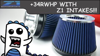 Z1 Motorsports 350Z370ZG37 High Flow Intakes [upl. by Ahtrim44]