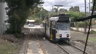 Driver’s View Melbourne Tram 82 Footscray to Moonee Ponds [upl. by Halley]