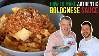 How to Make AUTHENTIC BOLOGNESE SAUCE Like a Nonna from Bologna [upl. by Gadmon]