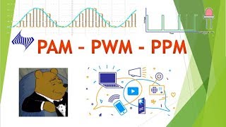 Modulación PAM PPM PWM [upl. by Eybba648]