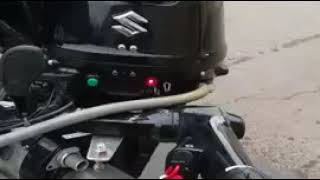 Suzuki outboard tiller Control Fuel injected oil light reset 99hp and up 15 20 DF99BTHL DF99BTHX [upl. by Hesta103]