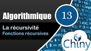 Algorithmique 1314  La récursivité fonctions récursives [upl. by Rovit]