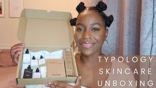 TYPOLOGY SKINCARE UNBOXING  MELANINSTYLE [upl. by Albric]