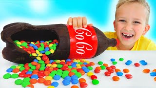 Vlad and Niki Chocolate amp Soda Challenge and more funny stories for kids [upl. by Yahska504]