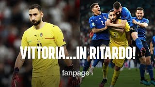 Donnarumma non esulta mezza Italia non sapeva di aver vinto lEuropeo [upl. by Truk563]