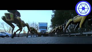 I put the droid army theme over some boston dynamics marching and it fits too well [upl. by Nylekcaj]