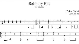 Solsbury Hill for Ukulele [upl. by Enitsirt]