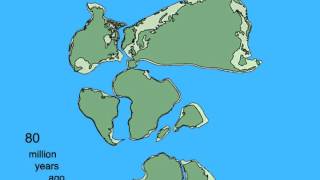 Pangea Breakup and Continental Drift Animation [upl. by Westhead299]