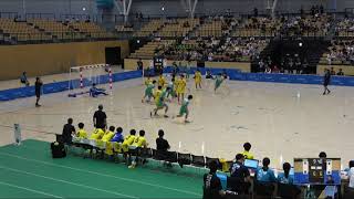 2018IH ハンドボール 男子 準決勝 氷見（富山） vs 北陸（福井） [upl. by Claudy]