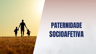 Paternidade socioafetiva [upl. by Mailand]