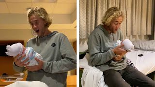 Heartwarming Moment Dad Meets Newborn Son [upl. by Buell]