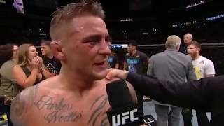 UFC 236 Dustin Poirier and Max Holloway Octagon Interview [upl. by Ecirehc]