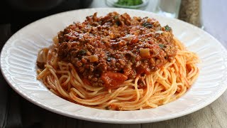 Quick amp Easy Spaghetti Bolognese [upl. by Martz747]