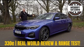 BMW 330e review  In depth look around AND actual range info [upl. by Aihtyc651]