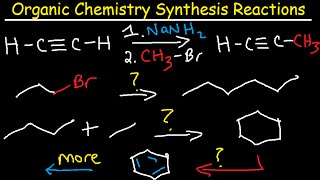 Organic Chemistry Synthesis Reactions  Examples and Practice Problems  Retrosynthesis [upl. by Oric]