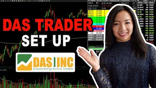 DAS Trader Pro Set Up Day Trading Platform Tutorial Chart Settings Level 2 DAS Trader Hotkeys [upl. by Telracs]