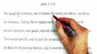 John 1 Greek Exegesis with Revd Dr Brian Rosner [upl. by Nafis]