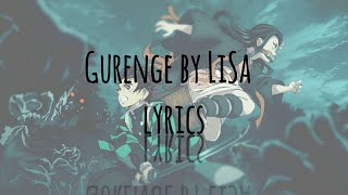 Demon Slayer Kimetsu no Yaiba Opening Full with lyrics LiSA  Gurenge [upl. by Anahsirk]