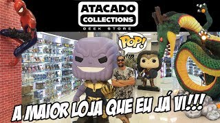 A maior loja de colecionáveis da América Latina fica no Paraguai Atacado Collections Funko POP ♥ [upl. by Asilanom379]