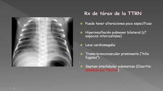 1 Taquipnea transitoria del RN Síndrome de aspiración Meconial y Bronconeumonía [upl. by Gnohc]