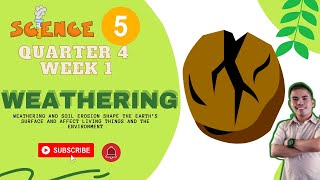 SCIENCE 5 QUARTER 4 WEEK 1  WEATHERING [upl. by Adriana]