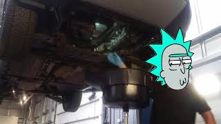 HOW TO CHANGE A FORD POWERSHIFT AUTO GEARBOX TRANSMISSION FLUID [upl. by Nrubloc846]