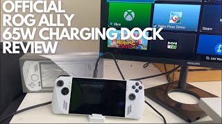 Official ROG Ally 65W Charging Dock Review [upl. by Esmond970]