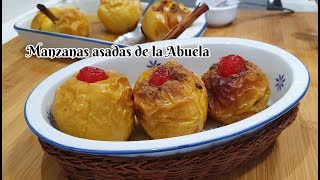 Manzanas asadas de la abuela [upl. by Ahterod]