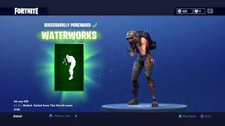 FORTNITE WATERWORKS EMOTE [upl. by Yrehcaz118]