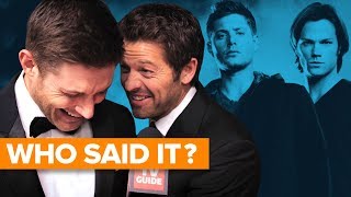 Supernatural Cast Plays WHO SAID IT [upl. by Athallia562]