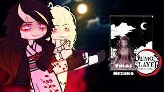 Diabolik Lovers React to Yui as Nezuko S3 [upl. by Ahsasal216]