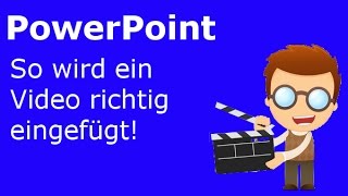 Video in PowerPoint richtig einfügen [upl. by Eninotna]