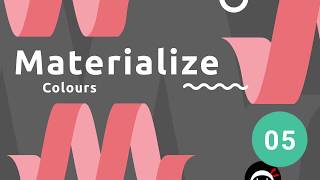 Materialize Tutorial 5  Colours [upl. by Nicky222]