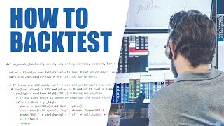 How to Backtest a Trading Strategy Getting Started [upl. by Ignatz]