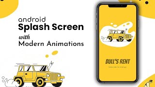 How to create a Splash Screen in android studio  Splash screen 2022 [upl. by Reitrac]