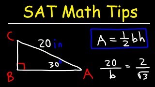 SAT Math Tips Tricks and Strategies [upl. by Utta]