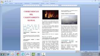 ¿COMO CREAR UN TRIPTICO EN WORD [upl. by Scornik378]